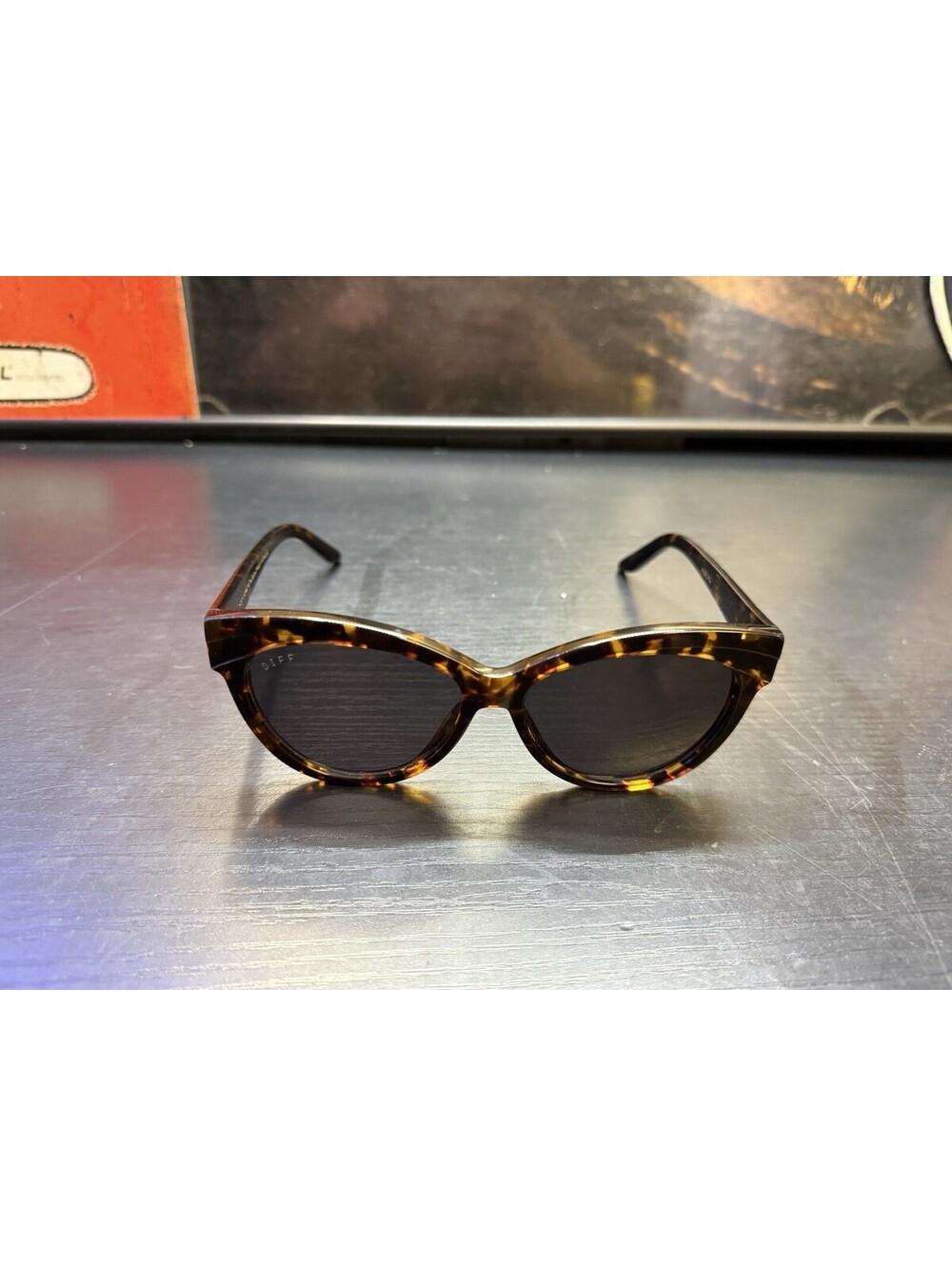 DIFF Eyewear x Marilyn Monroe The Marilyn Tortoise Shell Cat Eye Sunglasses